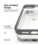 كفر حماية للموبايل Ringke  - Fusion Cover for iPhone12 Pro - Smoke Black - SW1hZ2U6MTI4MDgz