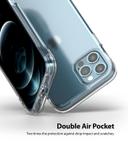 كفر حماية للموبايل Ringke - Fusion Plus Case Compatible with iPhone 12 Pro - Clear - SW1hZ2U6MTI3ODc1