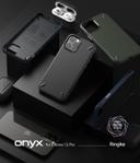 Ringke Onyx Cover Compatible For Apple iPhone 12 Pro, Tough Rugged Durable Shockproof Flexible Premium TPU Protective Phone Back Case for iPhone 12 / iPhone 12 Pro - Black - Black - SW1hZ2U6MTI3NTk0