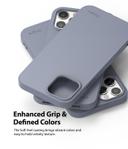 Ringke Cover for iPhone 12 Pro Max Case (6.7 Inch) Air-S Series Thin Flexible Shockproof Slim TPU Lightweight Cover [ Anti-Slip ][ Designed Case for Apple iPhone 12 Pro Max ]- Lavender Grey - Lavender Grey - SW1hZ2U6MTI5MDIw