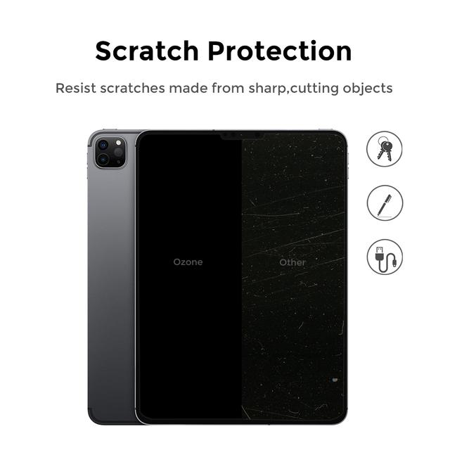لاصقة حماية الشاشة  O Ozone HD Glass Protector Compatible for iPad Pro 12.9 - SW1hZ2U6MTIzMzMz