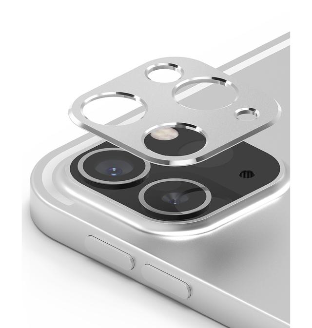 Ringke Camera Styling iPad Pro (2020) Camera Lens Protector Ring Aluminum Frame [ Designed Lens Protector for iPad Pro (2020) 11", iPad Pro 12.9" (2020) ] - Silver - Silver - SW1hZ2U6MTI3NzI3