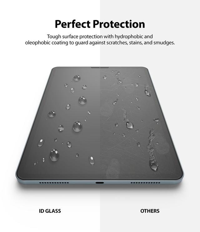 لاصقة حماية الشاشة Ringke Glass Screen Protector for iPad Air 4 (2020) / iPad Pro 11inch - Clear - SW1hZ2U6MTMxMjQz