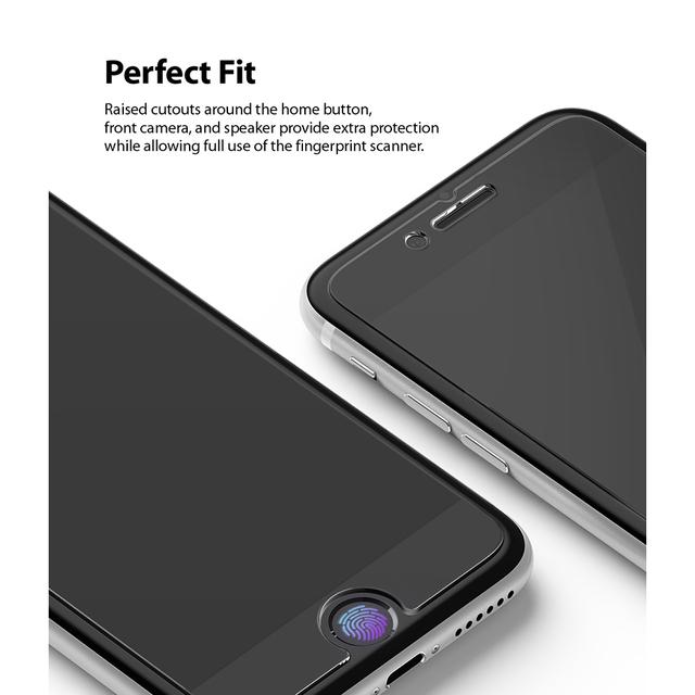 لاصقة حماية الشاشة Rearth Glass Screen Protector iPhone SE (2020) - Clear - SW1hZ2U6MTI5ODA4