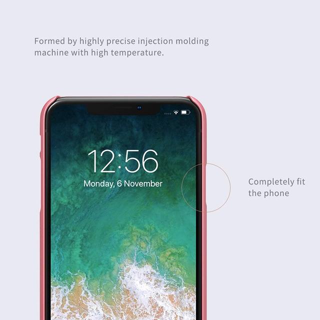 كفر موبايل Nillkin iPhone X / iPhone XS Mobile Cover Super Frosted Hard Shield Phone Case - Red - SW1hZ2U6MTIyOTM0