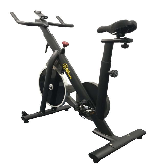 Marshal Fitness indoor exercise spinning bike cycling spine bike cardio workout black color - SW1hZ2U6MTE4OTg3