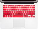 O Ozone Macbook Keyboard Skin for MacBook Air 11 Inch Keyboard Cover 2015 2014 2013 2012 2011 Compatible with A1370 A1465 US English Layout Red - Red - SW1hZ2U6MTI2MjY4