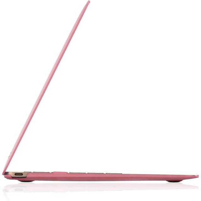O Ozone Frost Matte Rubberized Hard Case for Macbook Retina 12 Inch Cover ( 2017 / 2016 / 2015 ) Compatible with A1534 Pink - Pink - SW1hZ2U6MTIzNjk2