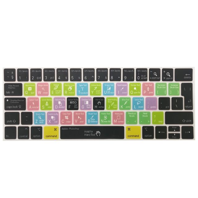 غطاء لوحة المفاتيح لأجهزة الماك بوك O Ozone Macbook Keyboard Skin for MacBook Pro 15 Inch  13 inch Keyboard Cover 2020 2019 2018 - SW1hZ2U6MTI2Mzk3