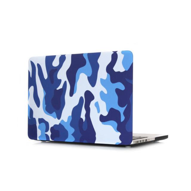 O Ozone Macbook Hard Case for Macbook Pro 13 Inch Cover Retina ( 2015 / 2014 / 2013 ) Compatible with A1425 A1502 Camo Blue - Camo Blue - SW1hZ2U6MTI2MTU0