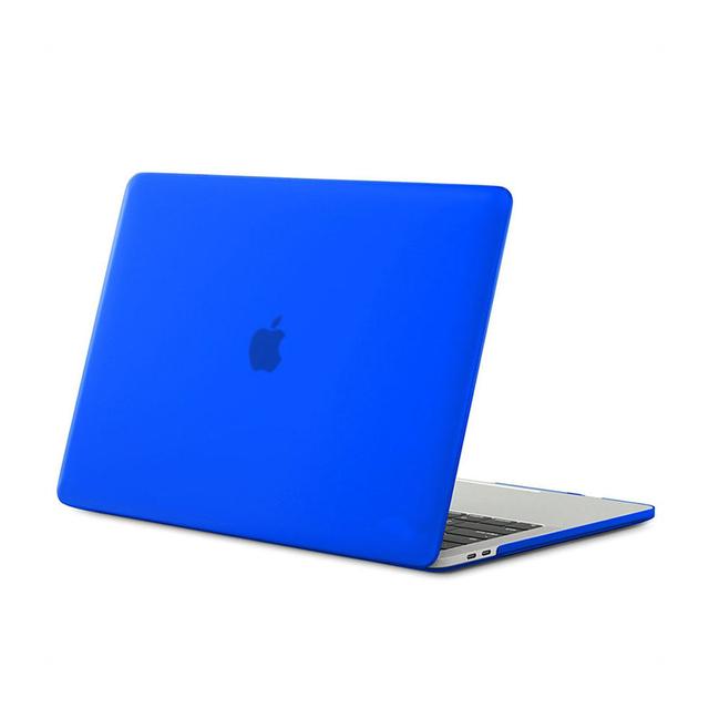 O Ozone Frost Matte Rubberized Hard Case for Macbook Pro 15 Inch Cover ( 2019 / 2018 / 2017 / 2016 ) Compatible with A1707, A1990 Blue - Blue - SW1hZ2U6MTI1Njgy