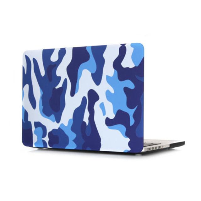 O Ozone Macbook Hard Case for Macbook Pro Retina 15 Inch Cover ( 2015 / 2014 / 2013 ) Compatible with A1398 Camo Blue - Camo Blue - SW1hZ2U6MTI1NTQ1