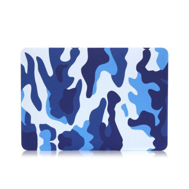 O Ozone Macbook Hard Case for Macbook Pro Retina 15 Inch Cover ( 2015 / 2014 / 2013 ) Compatible with A1398 Camo Blue - Camo Blue - SW1hZ2U6MTI1NTQ3