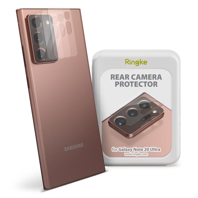 لصاقة حماية الكاميرا Ringke Invisible Defender Galaxy Note 20 Ultra Tempered Glass Lens Protector - SW1hZ2U6MTI4NzM5