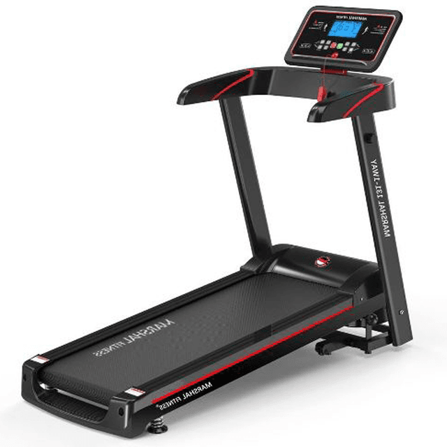 Marshal Fitness nr digital home use 1 way folding electric treadmill space saving motorized running machine - SW1hZ2U6MTE5MTI5