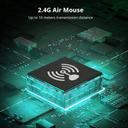 MINIX NEO M2 2.4G Motion Sensing Smart Remote Wireless Air Mouse with Voice Six-Axis Gyroscope Remot for MINIX Smart TV Box,PC - Black - SW1hZ2U6MTIwOTg2