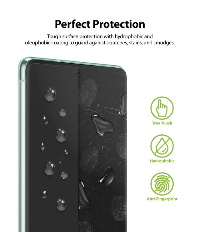 Ringke Dual Easy Wing Galaxy S20 FE Screen Protector Full Coverage (Pack of 2) Dual Easy Film Case Friendly Protective Film [ Designed for Screen Guard For Samsung Galaxy S20 FE ] - Clear - SW1hZ2U6MTMwMTEx