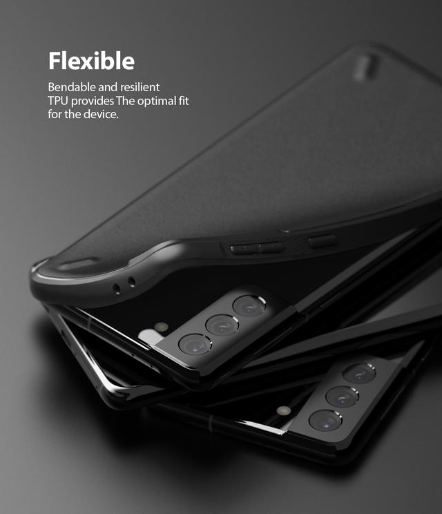كفر موبايل Ringke Onyx Cover Compatible with Samsung Galaxy S21 - SW1hZ2U6MTI5OTAy
