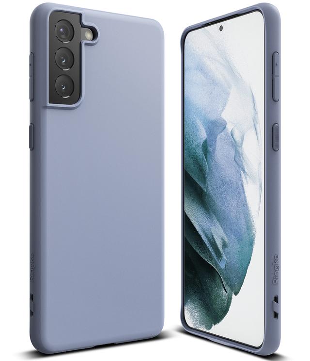 Ringke Cover for Galaxy S21 Plus Case Air-S Series Thin Flexible Shockproof Slim TPU Lightweight Cover [ Anti-Slip ][ Designed Case for Samsung Galaxy S21 Plus ]- Lavender Grey - Lavender Grey - SW1hZ2U6MTMzMDIx