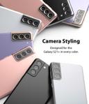 Ringke Camera Styling Compatible with Samsung Galaxy S21 Plus Camera Lens Protector Aluminum Frame Tough Styling Bezel [ Designed Lens Protector for Galaxy S21 Plus ] - Black - Black - SW1hZ2U6MTI3NjUy