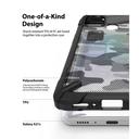 Ringke Cover for Samsung Galaxy A21s Case Hard Fusion-X Ergonomic Transparent Shock Absorption TPU Bumper [ Designed Case for Galaxy A21s ] - Camo Black - Camo Black - SW1hZ2U6MTI4OTU2