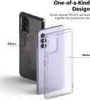 Ringke Fusion Compatible with Samsung Galaxy A32 4G Case Shock Absorption Matte Finish Tough Impact Alleviation Technology Raised Bezel Cover [ Designed Case For Galaxy A32 4G ] - Clear - Clear - SW1hZ2U6MTMwOTI2