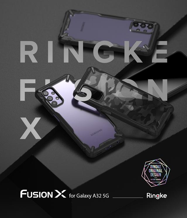 كفر حماية للموبايل Ringke  - Case Compatible with Samsung Galaxy A32 - Black - SW1hZ2U6MTI5MTA0