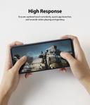 Ringke Compatible with Samsung Galaxy A32 5G / A12 / A02 Tempered Glass Screen Protector Invisible Defender Full Coverage Case Friendly [ Deisgned Screen Guard for Galaxy A32 ] - Black - Black - SW1hZ2U6MTMwOTQx