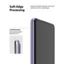 Ringke Compatible with Samsung Galaxy A52 Tempered Glass Screen Protector Invisible Defender Full Coverage Case Friendly Screen Guard for Galaxy A52 5G / 4G - Black - Black - SW1hZ2U6MTMzMjAx
