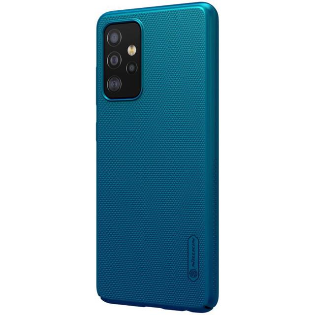 Nillkin Cover Compatible with Samsung Galaxy A52 5G Case Super Frosted Shield Hard Phone Cover [ Slim Fit ] [ Designed Case for Galaxy A52 5G ] - Blue - Blue - SW1hZ2U6MTIxNzI0