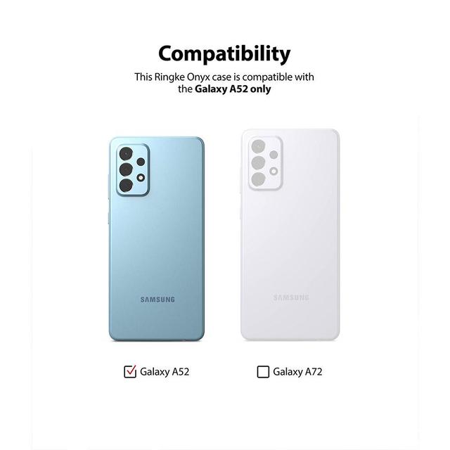 كفر موبايل Ringke Onyx Cover Compatible with Samsung Galaxy A52 5G - SW1hZ2U6MTI3ODYw