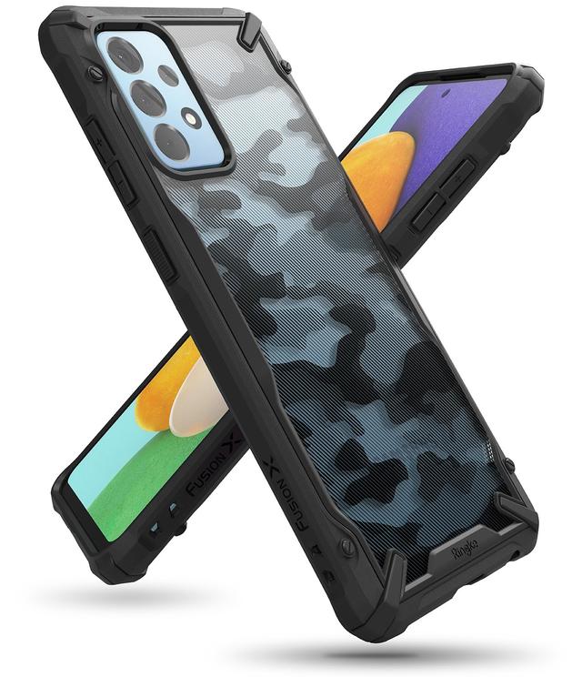 كفر حماية للموبايل Ringke  - Case Compatible with Samsung Galaxy A52 5G - Camo Black - SW1hZ2U6MTI5MzU2