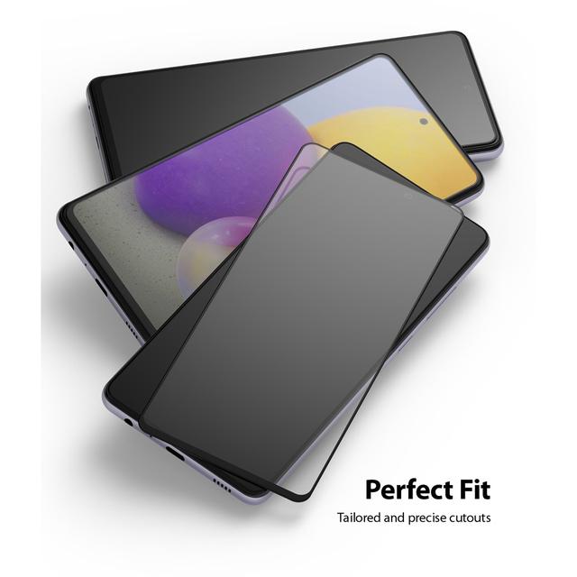 لاصقة حماية الشاشة Ringke Glass Screen Protector Samsung Galaxy A72  - Black - SW1hZ2U6MTMwMjEx