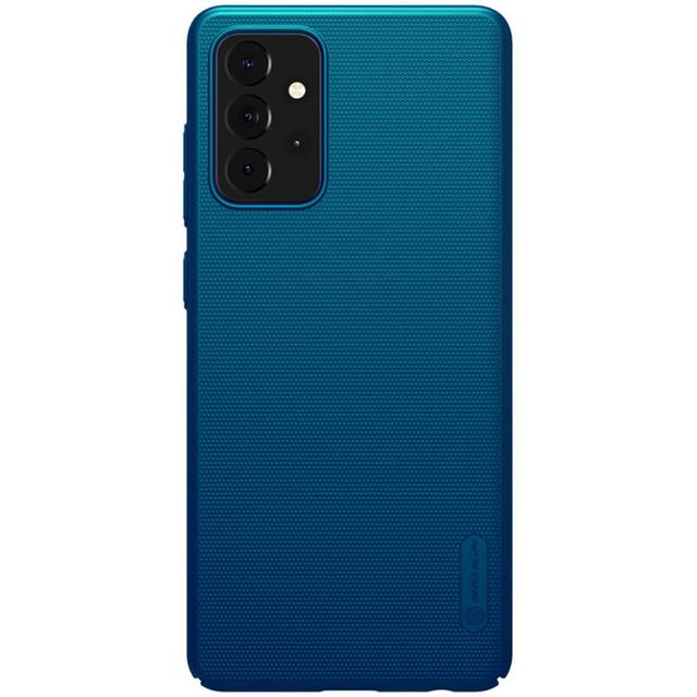 Nillkin Cover Compatible with Samsung Galaxy A72 5G Case Super Frosted Shield Hard Phone Cover [ Slim Fit ] [ Designed Case for Galaxy A72 5G ] - Blue - Blue - SW1hZ2U6MTIxNzM5