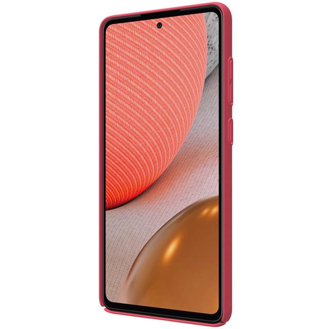 Nillkin Cover Compatible with Samsung Galaxy A72 5G Case Super Frosted Shield Hard Phone Cover [ Slim Fit ] [ Designed Case for Galaxy A72 5G ] - Red - Red - SW1hZ2U6MTIxODI1