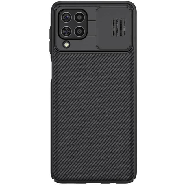 Nillkin Case Compatible with Samsung Galaxy F62 / M62 Cover, Hard CamShield with Camera Slide, Drop Protection Cover [Built-in Lens Protector][ Designed Case for Galaxy F62 / M62 ] - Black - Black - SW1hZ2U6MTIxNTE2