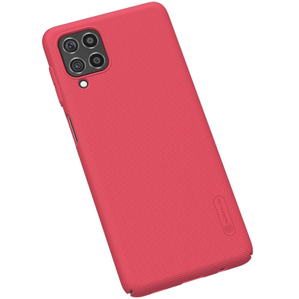 كفر موبايل Nillkin Cover Compatible with Samsung Galaxy F62 / M62 Case Super Frosted Shield Hard Phone Cover [ Slim Fit ] - Red
