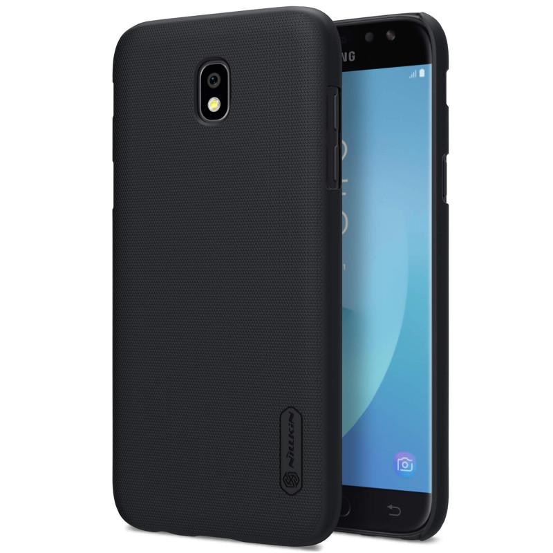 كفر موبايل  Nillkin Samsung Galaxy J5 (2017) Frosted Hard Shield Phone Case Cover with Screen Protector - Black