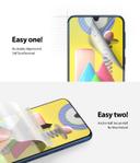 Ringke Dual Easy Wing Galaxy M31/ M30S Screen Protector Full Coverage (Pack of 2) Dual Easy Film Case Friendly Protective Film [ Designed for Screen Guard For Samsung Galaxy M31 ] - Clear - SW1hZ2U6MTI5NTI3