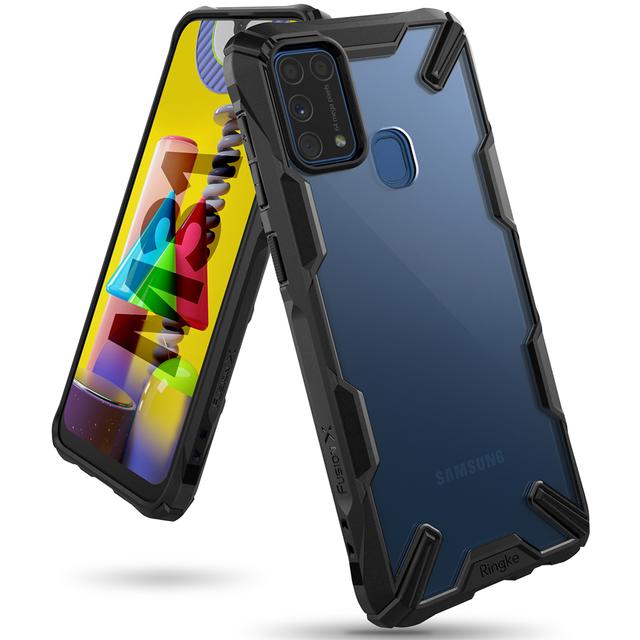 كفر حماية للموبايل Ringke - Cover for Galaxy M31 Case-Black - SW1hZ2U6MTMxMTA1