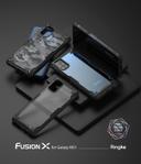 Ringke Case Compatible with Samsung Galaxy M51 Hard Fusion-X Ergonomic Transparent Shock Absorption TPU Bumper [ Designed Case for Galaxy M51 ] - Black - Black - SW1hZ2U6MTI5OTg5