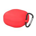 O Ozone Silicone Case Compatible for Galaxy Buds Live Shockproof Cover Soft Flexible with Fur Keychain & Hook [Compatible with Wireless Charging] [Perfect Fit Samsung Galaxy Buds Live Case] - Red - Red - SW1hZ2U6MTI0Mzc0