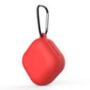 O Ozone Silicone Case Compatible for Galaxy Buds Live Shockproof Cover Soft Flexible with Fur Keychain & Hook [Compatible with Wireless Charging] [Perfect Fit Samsung Galaxy Buds Live Case] - Red - Red - SW1hZ2U6MTI0Mzc4
