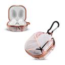 O Ozone Case for Galaxy Buds Pro Designer Stylish Premium Cover [ Compatible for Buds Live ] with Keychain Hook [Front LED Visible] Smooth Gloss Finish Edition - Pink, White - Pink, White - SW1hZ2U6MTI1OTk3