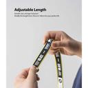 Ringke Universal Lanyard Shoulder Strap for Cellphone Cases, Keys, Cameras & ID Adjustable Crossbody, Neck Strap String [ Compatible Strap for OnePlus, For Samsung, For iPhone ]- Ticket Band Black - Multicolor - SW1hZ2U6MTI3NzQ2