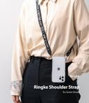 Ringke Universal Lanyard Shoulder Strap for Cellphone Cases, Keys, Cameras & ID Adjustable Crossbody, Neck Strap String [ Compatible Strap for OnePlus, For Samsung, For iPhone ]- Ticket Band 2 Black - Multicolor - SW1hZ2U6MTMwODg0