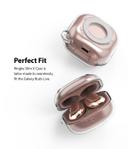Ringke Slim-X Case Compatible with Galaxy Buds Pro (2021), Compatible For Buds Live (2020) Cover Thin Slim Hard Shell Protective Cover with Keychain [Designed Case for Galaxy Buds ] - Clear - Clear - SW1hZ2U6MTMwNDA1