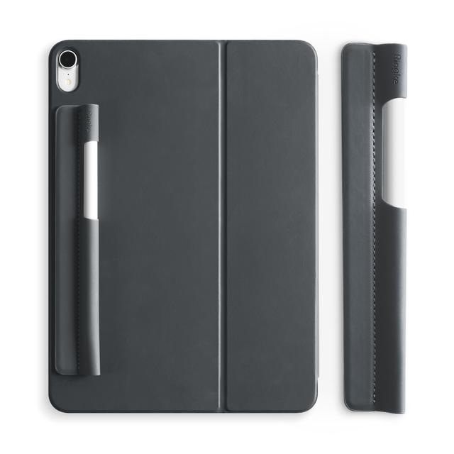 Ringke Pen Sleeve [Charcoal Gray] Compatible with Apple Pencil (1st and 2nd Gen) Holder 3M Adhesive Sticker Pocket Case for iPad Pro 12.9/11/10.5/9.7 & iPad/iPad Air Stylus - Grey - SW1hZ2U6MTI4ODg3