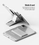 Ringke Outstanding Universal Tablet Stand Spring-Action Kickstand Multi Angle Adhesive Attachment for iPad Tablets, E-Reader, and More - Light Grey - Light Grey - SW1hZ2U6MTI4NDc2