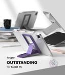 Ringke Outstanding Universal Tablet Stand Spring-Action Kickstand Multi Angle Adhesive Attachment for iPad Tablets, E-Reader, and More - Deep Purple - Deep Purple - SW1hZ2U6MTI4NTI1